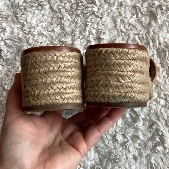 Tory Burch Fleming Low Heel Slide Espadrille Sandals, Size 9.5. - Picture 10 of 14